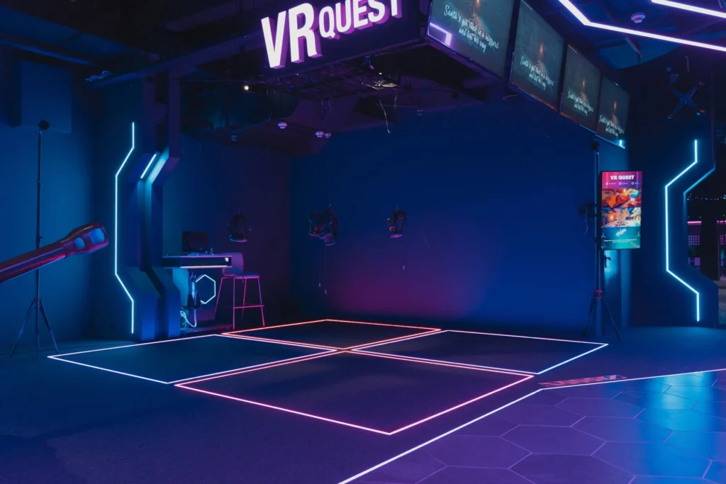 An immersive virtual reality activity space in Palma, Spain