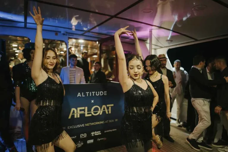 The AFLOAT celebration onboard · AFLOAT — Exclusive Networking at Sea